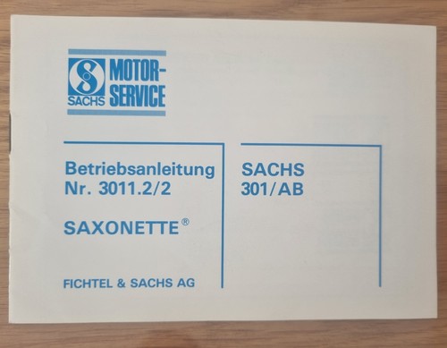 Betriebsanleitung saxonette - betriebsanleitung,