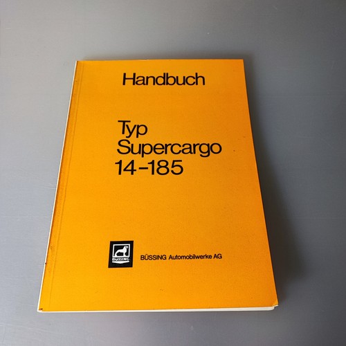 Büssing handbuch typ - handbuch,
