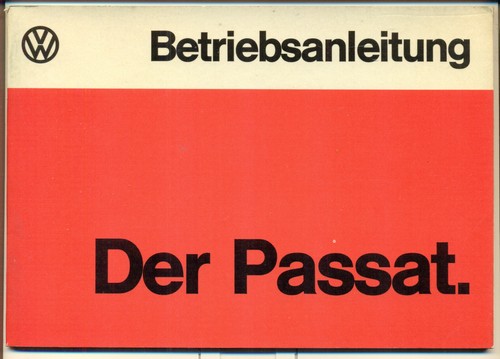 Passat betriebsanleitung - passat,