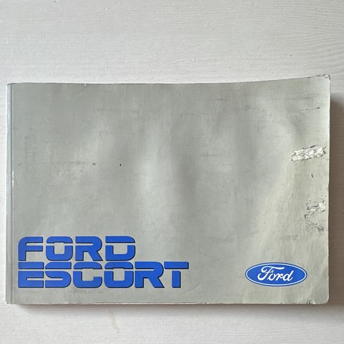Ford escort betriebsanleitung - ford,