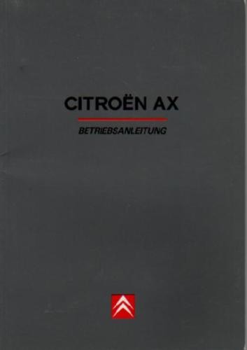 Citroen bedienungsanleitung - ax,