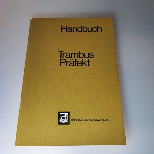 Büssing handbuch trambus - büssing,