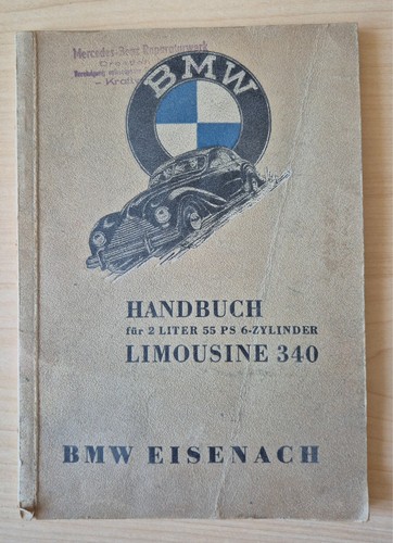 Bmw handbuch limousine - bmw,