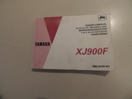 Fahrerhandbuch yamaha 900 - yamaha, xj