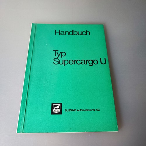 Büssing handbuch typ - büssing,