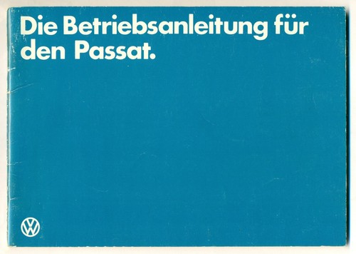 Passat betriebsanleitung - b2,