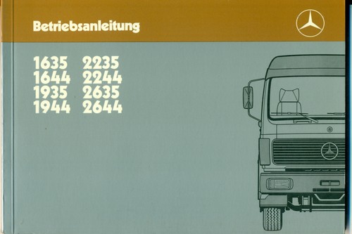 Betriebsanleitung mercedes lkw - mercedes,
