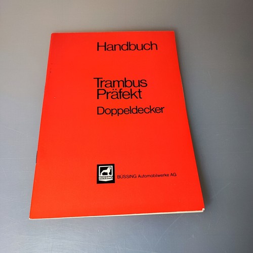 Büssing handbuch trambus - handbuch,