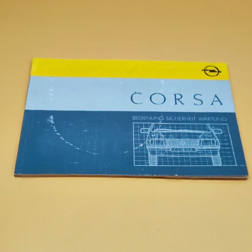 Betriebsanleitung opel corsa - betriebsanleitung,