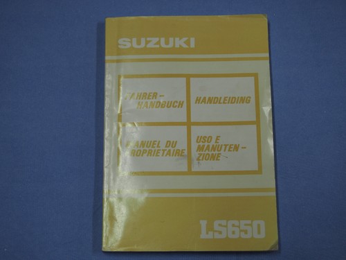 Fahrerhandbuch für suzuki - fahrerhandbuch, ls