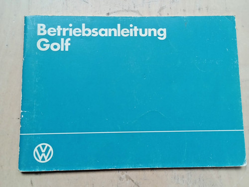 Betriebsanleitung handbuch - betriebsanleitung, vw