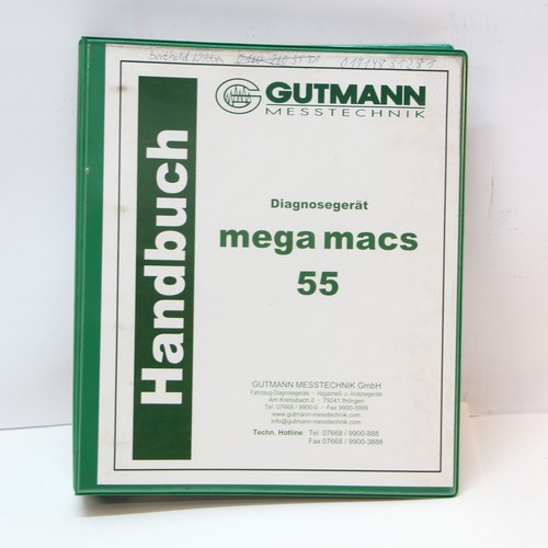 Gutmann mega macs handbuch - mega, 55