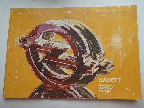 Opel kadett betriebsanleitung - kadett,